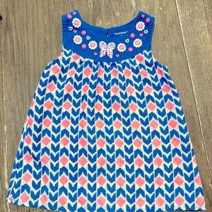 Healthtex girls size 5T blue/pink dress